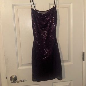 Purple homecoming dress